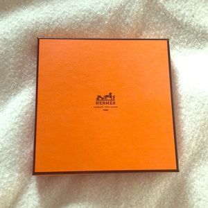 Empty Hermes scarf box